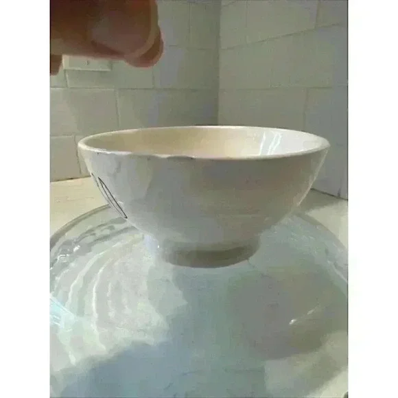 Rae Dunn Artisan Collection by Magenta Early Bird Cereal Bowl Black Text - Picture 7 of 14